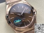 Replica Omega Constellation 123.50.38.21.13.001 OM Factory Transparent case back - Image 4
