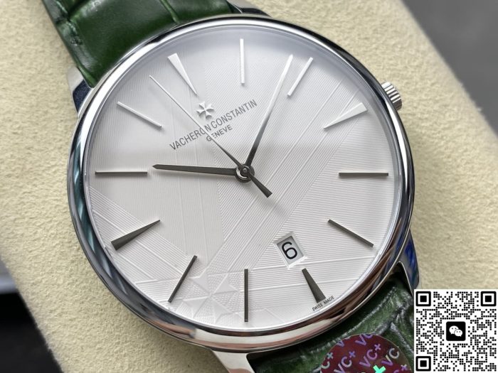 Replica Vacheron Constantin Patrimony 85180-000G-H035 VC+ Factory Alligator - Image 3