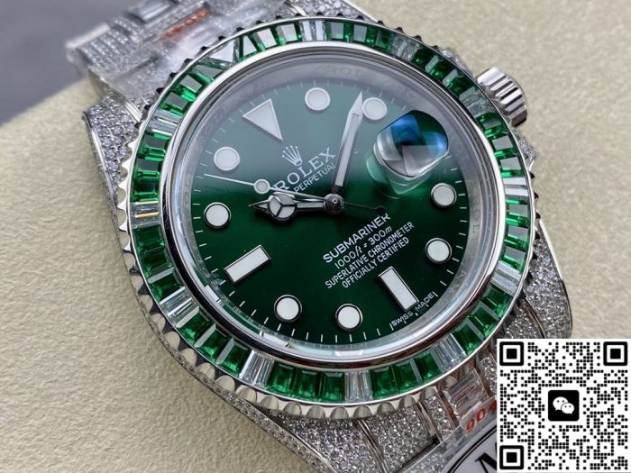 Replica Rolex Greenwich II 116759 SAru-78212 AMG Factory Diamond strap - Image 3