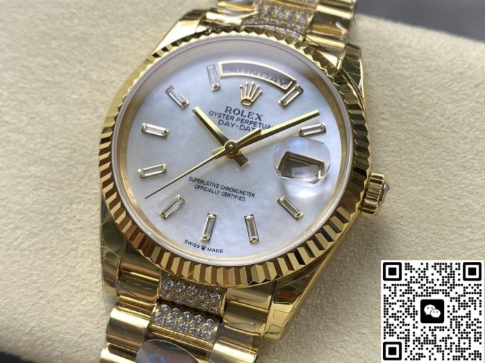Replica Rolex Day-Date m128238-0124 8+ Factory Mother of Pearl - Image 4
