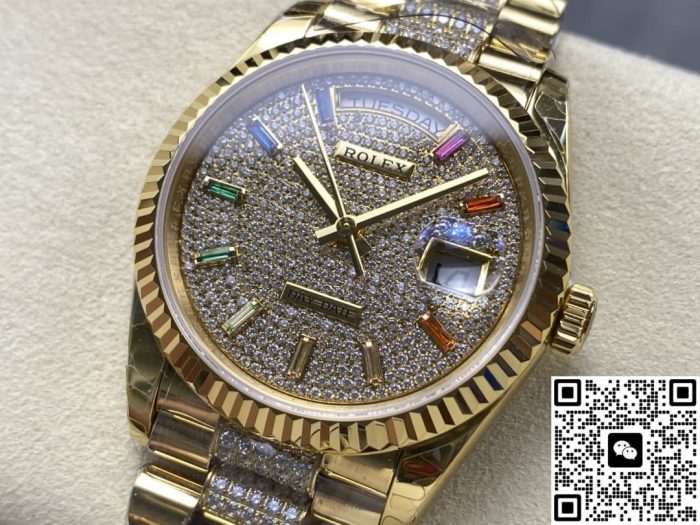 Replica Rolex Day-Date m128238-0052 8+ Factory Weekly display - Image 4