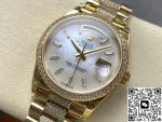 Replica Rolex Day-Date m128348rbr-0071 8+ Factory Mother of Pearl - Image 4