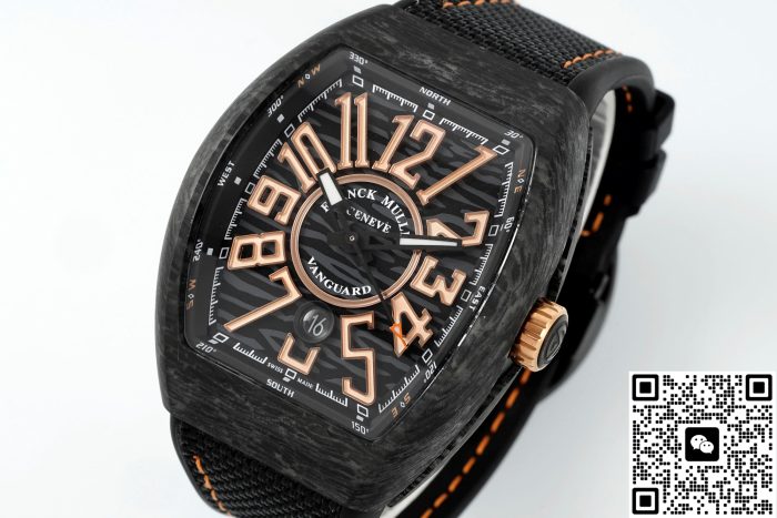 Replica Franck Muller Vanguard ABF Factory Carbon fiber case - Image 5