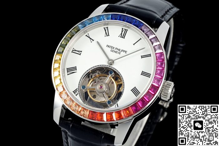 Replica Patek Philippe Tourbillon RMS Factory leather strap - Image 16
