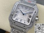Replica Cartier Santos WSSA0020 AMG Factory Roman numerals - Image 3