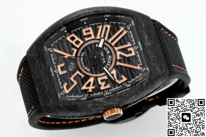 Replica Franck Muller Vanguard ABF Factory Carbon fiber case - Image 4