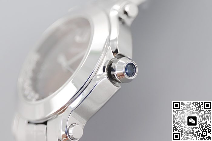 Replica Chopard HAPPY DIAMONDS 278477-3002 YF Factory Brown dial - Image 7