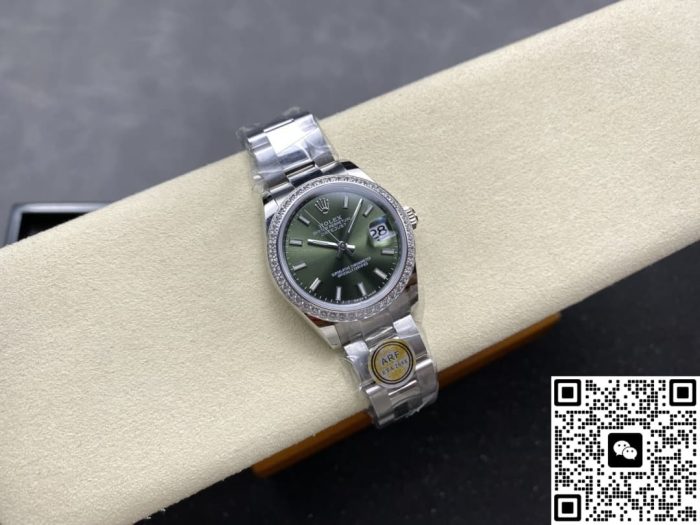 Replica Rolex Datejust m278384rbr-0021 AR Factory Mint green dial - Image 5