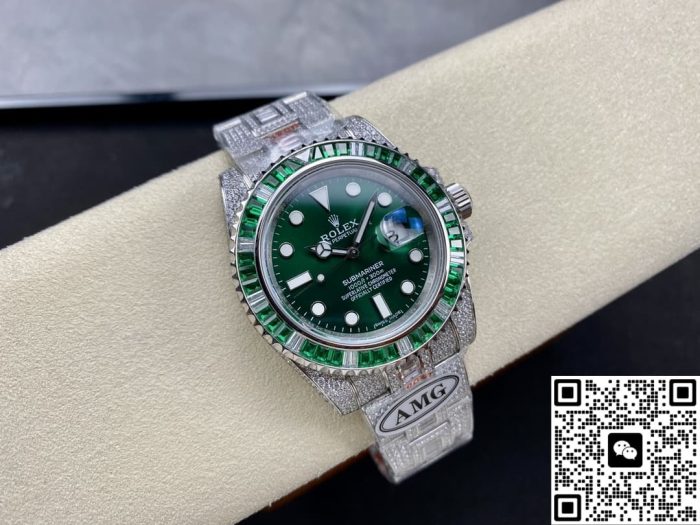 Replica Rolex Greenwich II 116759 SAru-78212 AMG Factory Diamond strap - Image 4