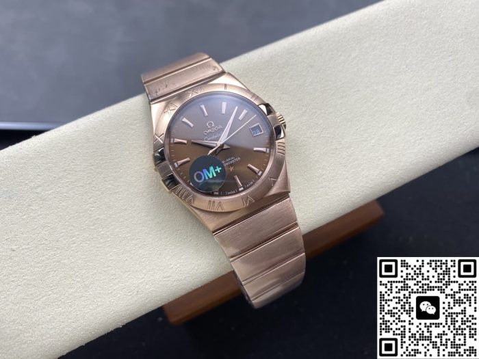 Replica Omega Constellation 123.50.38.21.13.001 OM Factory Transparent case back - Image 6