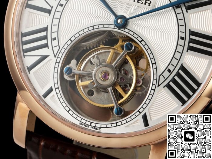 Replica Cartier Ronde De W1556215 RMS Factory Tourbillon Rose Gold - Image 4