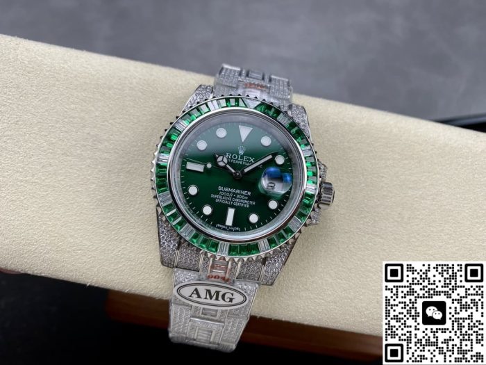 Replica Rolex Greenwich II 116759 SAru-78212 AMG Factory Diamond strap - Image 6