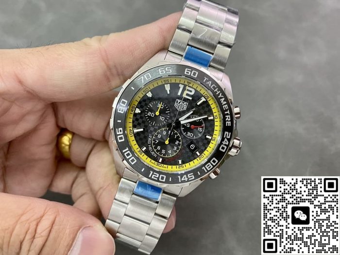 Replica TAG Heuer F1 CAZ101AC.BA0842 Silver strap - Image 4