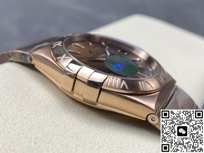 Replica Omega Constellation 123.50.38.21.13.001 OM Factory Transparent case back - Image 8
