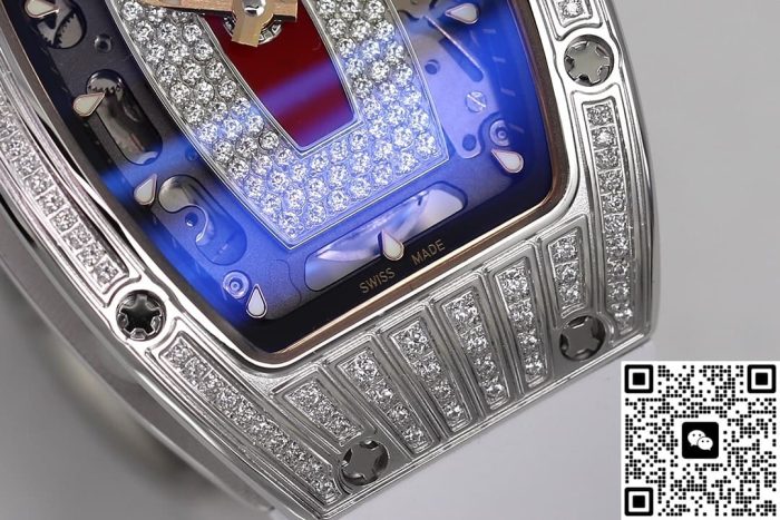 Replica Richard Mille RM07-01 ZF Factory White strap - Image 17