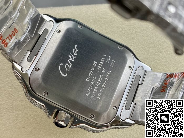 Replica Cartier Santos WSSA0020 AMG Factory Roman numerals - Image 7