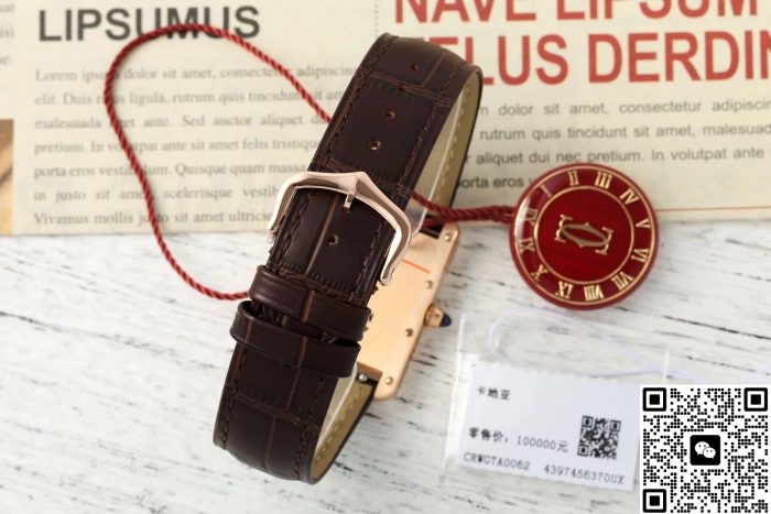 Replica Cartier Tank WGTA0056 AF Factory Date display - Image 9