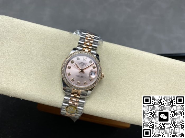Replica Rolex Datejust m278381rbr-0024 AR Factory Diamond hour markers - Image 11