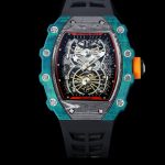Replica Richard Mille RM21-01 RM Factory Tourbillon Green case