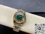 Replica Rolex Day-Date 118238 8+ Factory Green Dial with Diamonds - Image 5