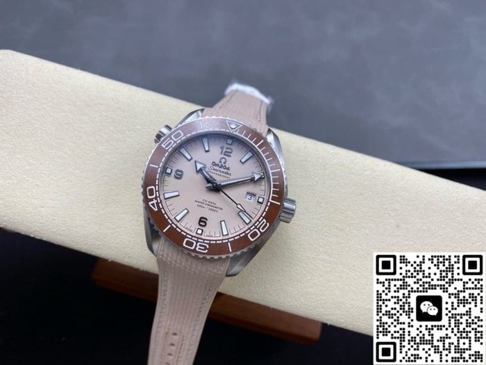 Replica Omega Seamaster 215.32.44.21.09.001 VS Factory Beige dial - Image 3