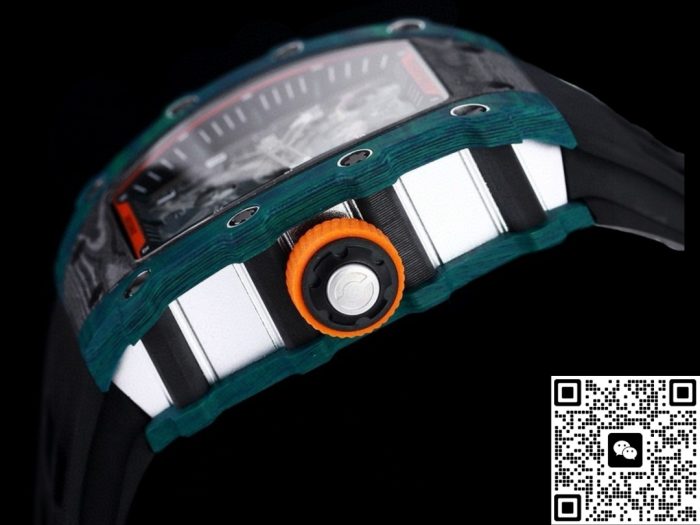 Replica Richard Mille RM21-01 RM Factory Tourbillon Green case - Image 7