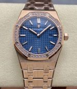 Replica Audemars Piguet Royal Oak 67651OR.ZZ.1261OR.02 ZF Factory Blue Dial