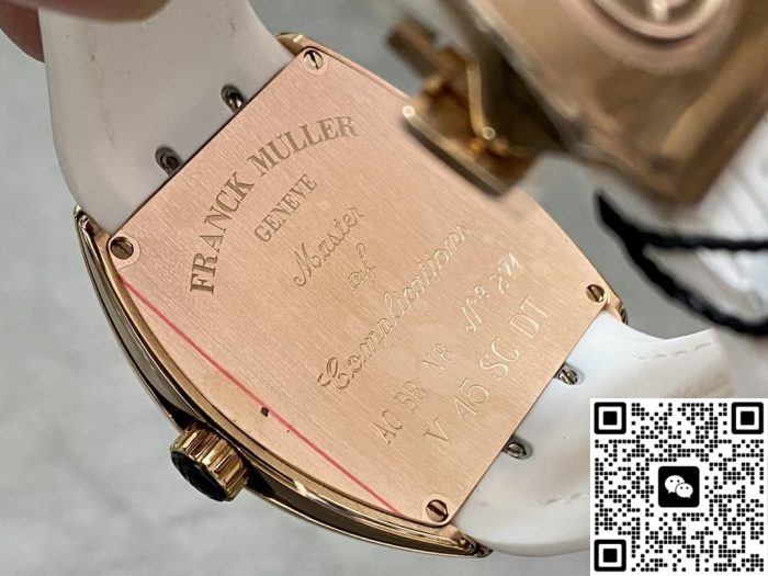 Replica Franck Muller MEN’S COLLECTION V 45 SC DT BR ABF factory Tonneau-shaped dial - Image 7