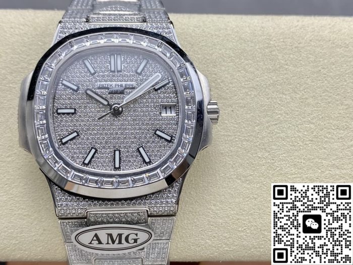 Replica Patek Philippe Nautilus 5791-10-G-010 AMG Factory Stainless steel bezel - Image 2