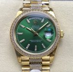 Replica Rolex Day-Date m128348rbr-0079 8+ Factory Bright green dial - Image 13