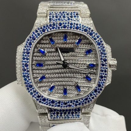 Replica Patek Philippe Nautilus 7118-1451G-001 GR factory Silver Strap