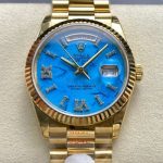 Replica Rolex Day-Date m128238-0071 8+ factory Gold strap - Image 11