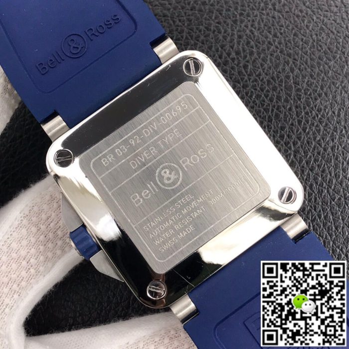 Replica Bell & Ross BR0392-D-BU-ST/SRB Blue Strap - Image 8