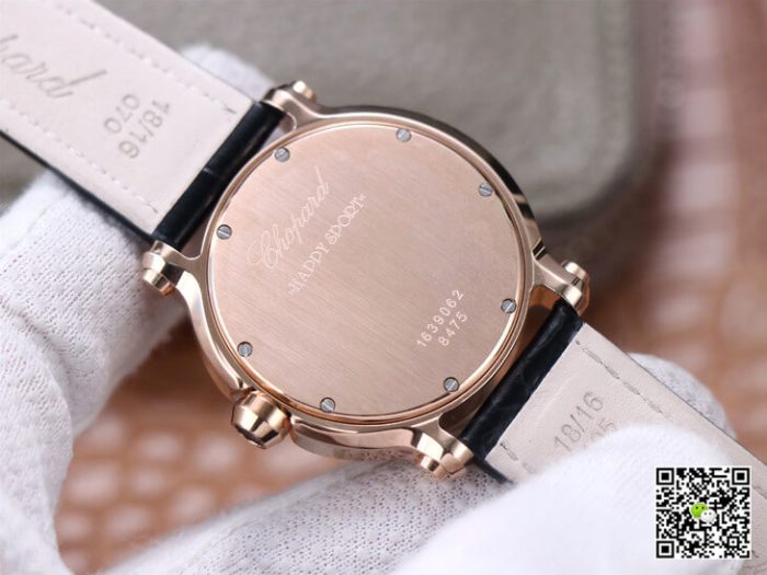 Replica Chopard Happy Sport 278492 YF Factory Black Strap - Image 8