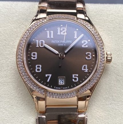 Replica Patek Philippe TWENTY~4 7300-1200R-001 SJ Factory Brown strap