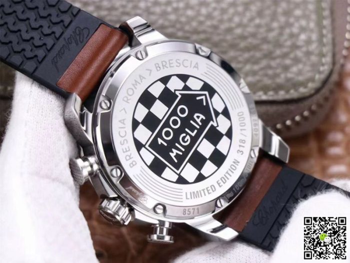 Replica Chopard Classic Racing Mille Miglia GTS Chronograph 168571-3004 V7 Factory Gray Dial - Image 8