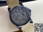 Replica Roger Dubuis Excalibur RDDBEX0364 YS Factory Tourbillon Black Leather Strap - Image 8