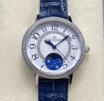 Replica Jaeger-LeCoultre Rendez-Vous 357843J OMF Factory Blue strap