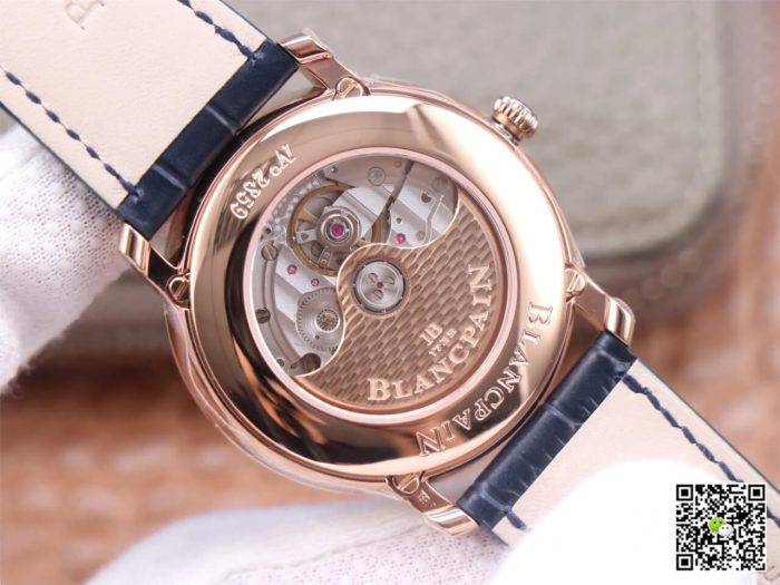 Replica Blancpain Villeret 6654-3640-55 OM Factory Blue Strap - Image 8