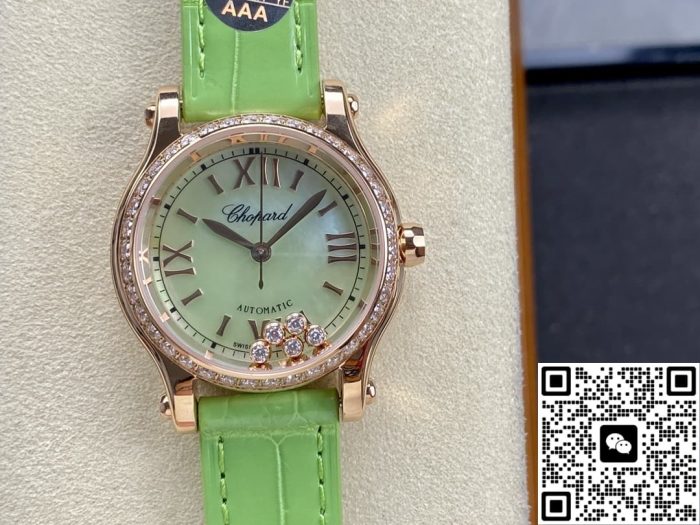 Replica Chopard HAPPY SPORT 274893-5016 YF Factory Mint green dial - Image 2