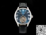 Replica Cartier Drive de W4100014 RMS Factory Tourbillon Blue Dial - Image 2