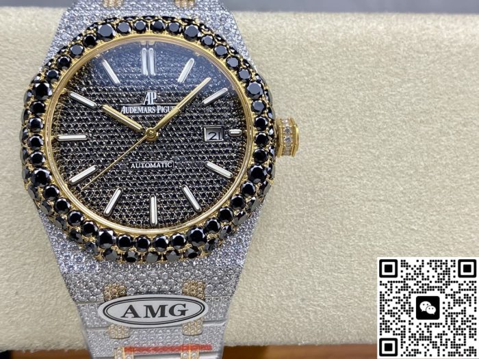 Replica Audemars Piguet Royal Oak 15400OR.025 AMG Factory Black Dial - Image 2
