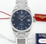 Replica Longines Master Collection L2.357.4.97.6 AF Factory Diamond hour markers - Image 11