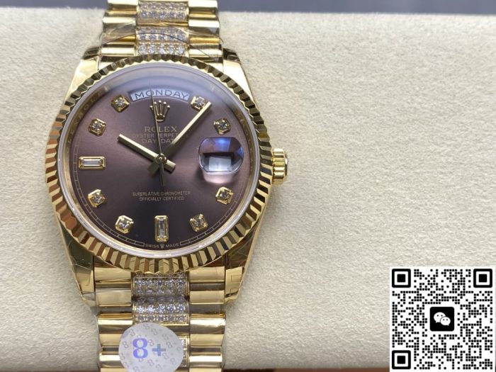 Replica Rolex Day-Date m128238-0024 8+ Factory Dark grey dial - Image 2