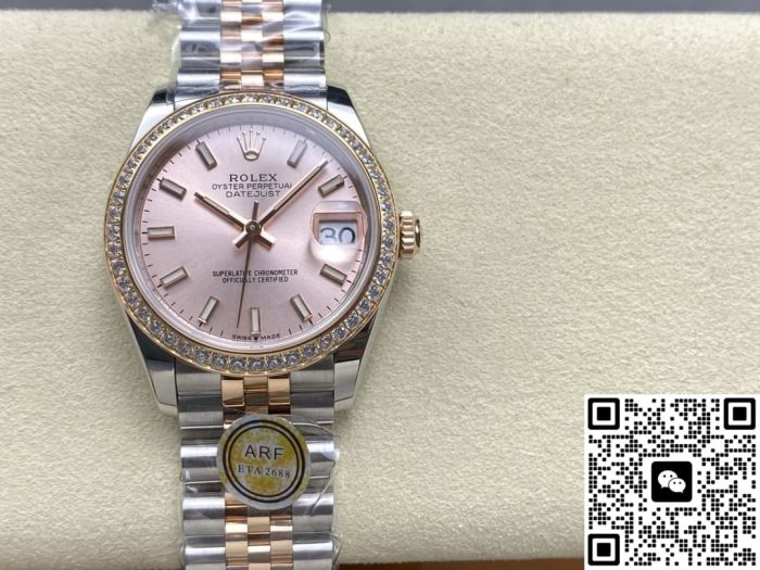 Replica Rolex Datejust m278381rbr-0010 AR Factory Rose gold dial - Image 2