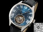 Replica Cartier Drive de W4100014 RMS Factory Tourbillon Blue Dial - Image 3
