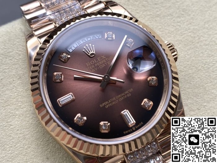 Replica Rolex Day-Date m128235-0038 8+ Factory Weekly display - Image 3