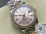 Replica Rolex Datejust m278381rbr-0010 AR Factory Rose gold dial - Image 3
