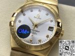 Replica Omega Constellation 123.50.38.21.52.002 OM Factory Silver dial - Image 4