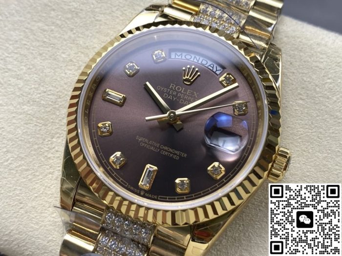 Replica Rolex Day-Date m128238-0024 8+ Factory Dark grey dial - Image 4